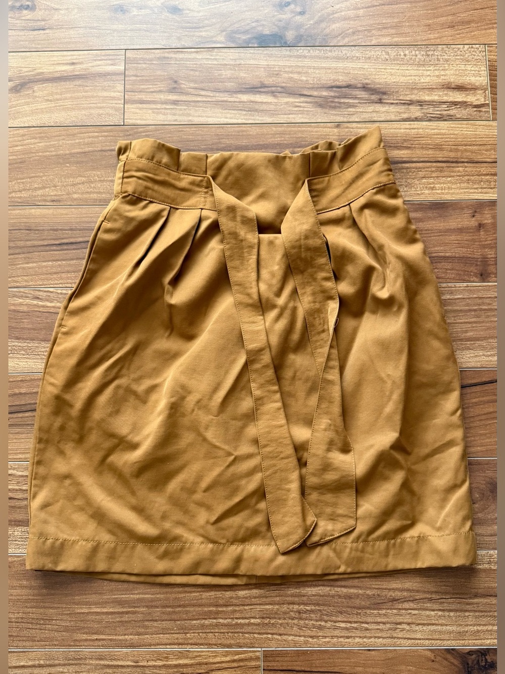 Dynamite Tan Paperbag Waist Skirt TP/XS
